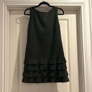 Bailey 44 Deep Dark Woods Ruffled Faux Suede
Sleeveless Dress Petite Medium